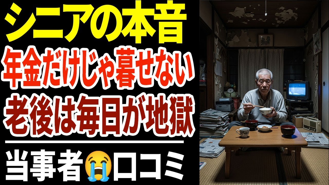 【シニアの叫び】もう限界や…年金生活の毎日が辛すぎる！口コミ30選紹介します
