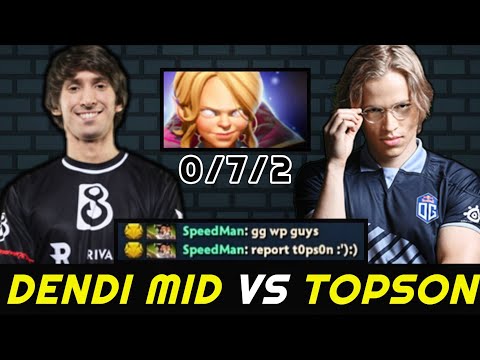 DENDI makes TOPSON Signature Invoker look like a Feeder Dota 2