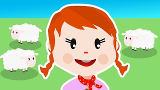 LITTLE BO PEEP Nursery Rhyme with Lyrics - Children's Song
