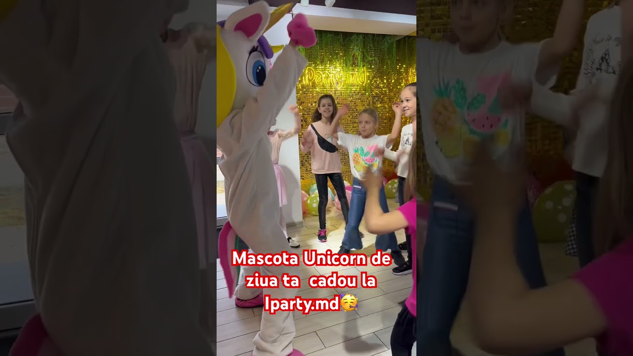 Primește mascota Unicorn cadou de ziua ta 🥳😅 #zidenastere #animatori #petrecere #copii #iparty