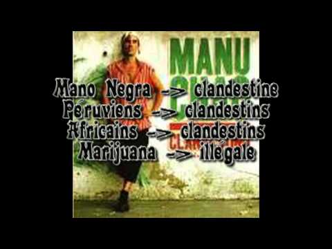 Clandestino - Mano Negra Traduction / Traduccion
