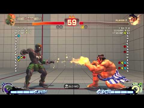 Torimeshi (Dhalsim) vs Owarire (Honda) , shuiloong79 (Abel) - AE 2012 Ranked Matches *720p HD*