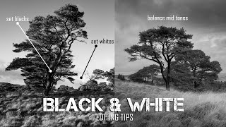 Black and White Editing Tips