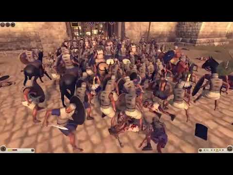 Total War Rome 2 Sparta 780 vs Egypt 2220 LOL