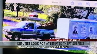 Deputies look for attempted theft suspect in McCracken County, Ky.