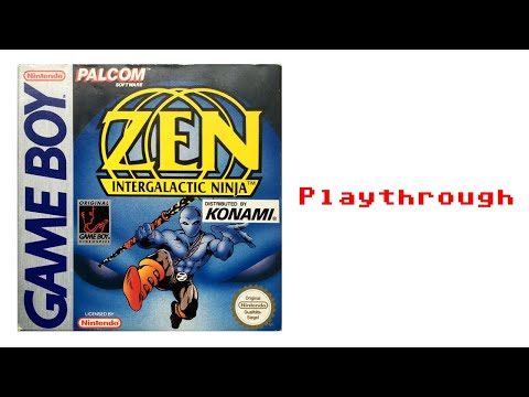 Zen: Intergalactic Ninja (Game Boy) - Playthrough