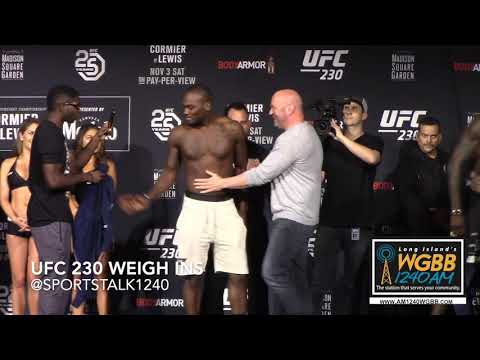 UFC 230 Ceremonial Weigh In