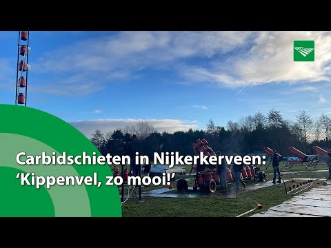 Carbide shooting in Nijkerkerveen: 'Goosebumps, so beautiful!'