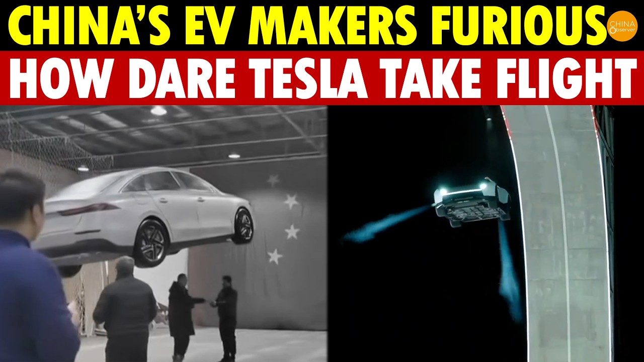 China’s EV Makers Furious: How Dare Tesla Take Flight! Their Rival Turns Out to Be a Balloon Mock-Up
