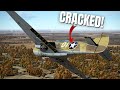 Satisfying Airplane Crashes Cracked Tail Landing V262 IL 2 Sturmovik Flight Simulator Crashes