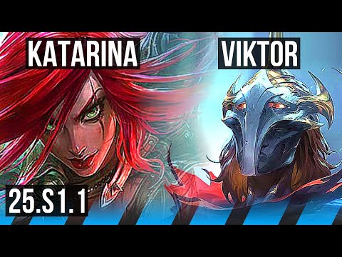 KATARINA vs VIKTOR (MID) | 8/2/3, Dominating | KR Master | 25.S1.1