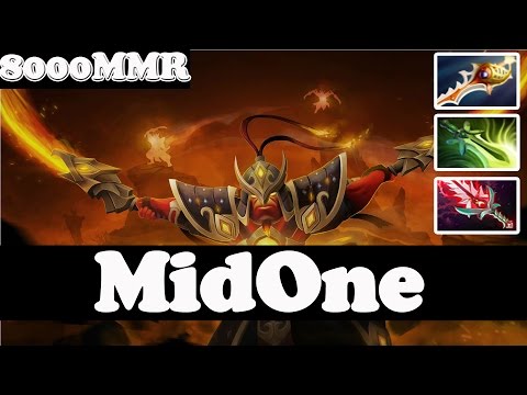 EMBER NEW META ? DIVINE, BUTTERFLY AND BLOODTHORN!  MidOne 8000MMR - PUB Match Gameplay! - Dota 2