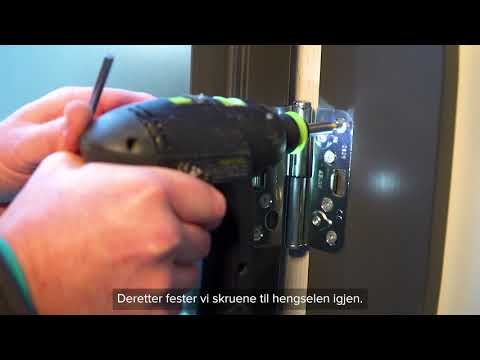 Harmonie Norge - Høyde  og sidejustering av ytterdør