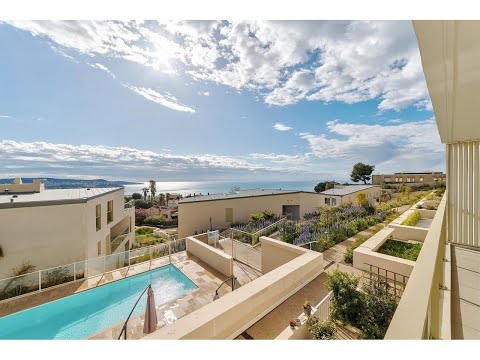 Visite Appartement 3 pièces avec VUE MER a vendre a Nice BLUE PEARL