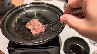 燒烤山形牛，藏王國際溫泉飯店除夕年夜飯