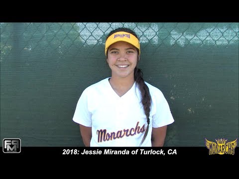 2018 Jessie Miranda Speedy Slapper and Second Base Softball Skills Video - OBS Monarchs