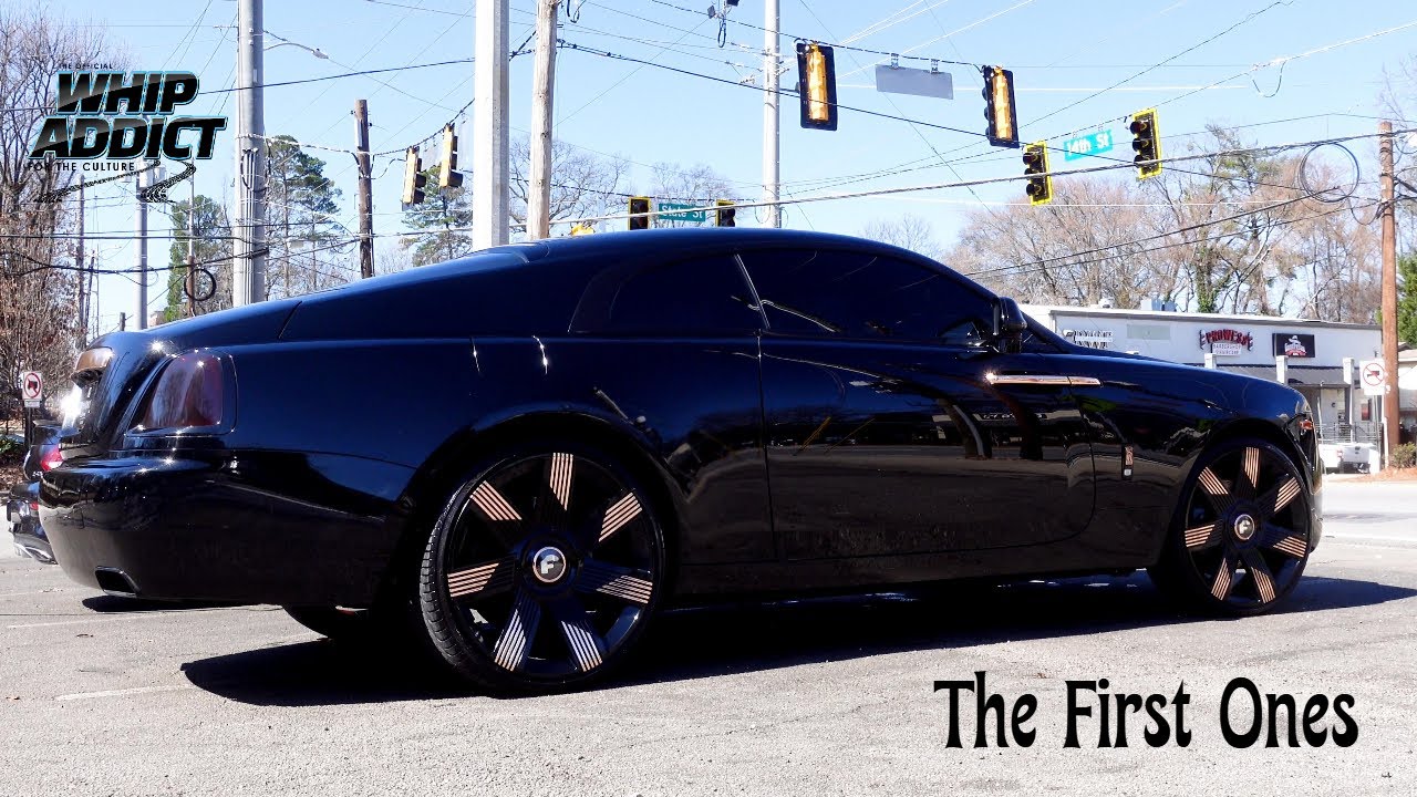 WhipAddict Exclusive: First Rolls Royce Wraith on Forgiato Spectre Replica 24s!
