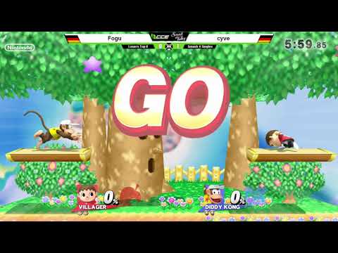 CCExSV - cyve (Diddy) Vs. Fogu (Villager) - Losers Top 8 - Smash 4 Singles
