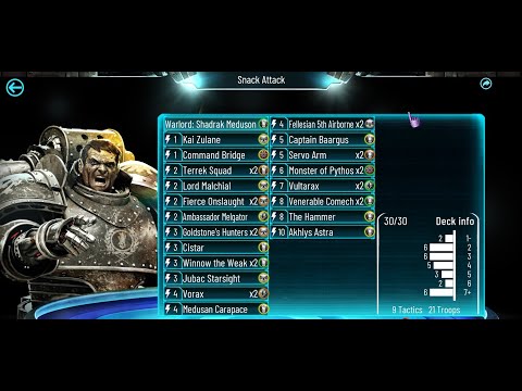 Th-MEME Deck 54: "Snack Attack" (Shadrak Meduson) - Horus Heresy Legions