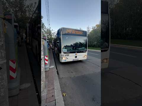 Autobuzul MBC E4 #4753 părăsind stația “Bd. Nicolae Grigorescu” pe Linia 243