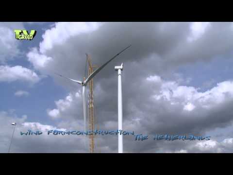 The Netherlands - Windfarm Construction - TimeLapse