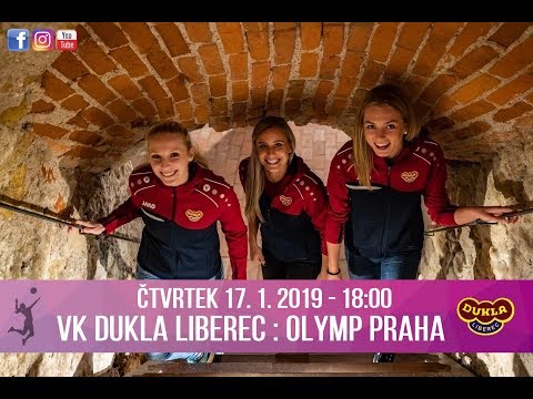 SESTŘIH 2019 ŽENY: Dukla - PVK Olymp Praha (17. 1. 2019)