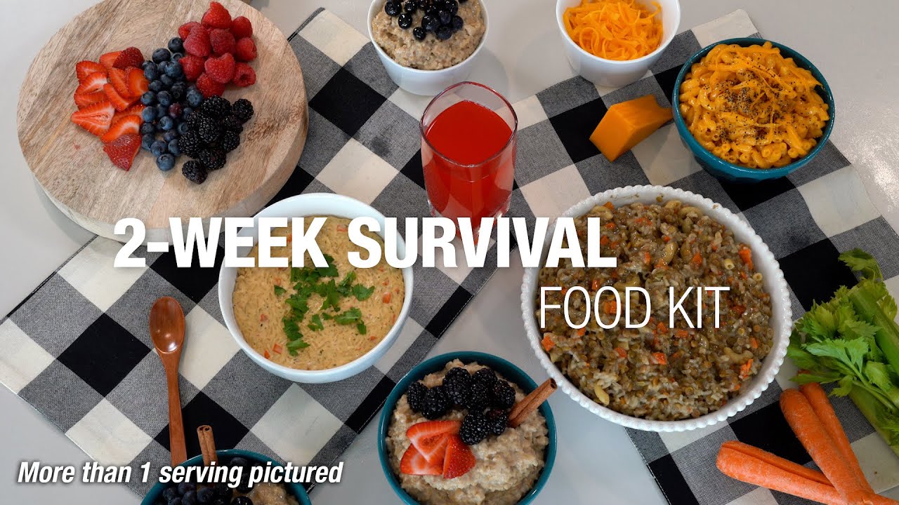 4Patriots 2-Week Survival Food Kit video showing the recipes prepared and how to prepared. 