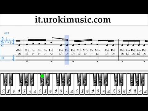 Corso di Pianoforte (mano destra) Shawn Mendes - Treat You Better Tablature Tab um-i276