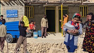 Afsaneh's classes are starting soon: getting books to start the school year