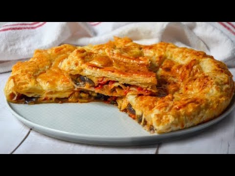 RICETTA DEL GIORNO FACILE E VELOCE TORTA 🥧 SALATA MELANZANE 🍆 E SCAMORZA