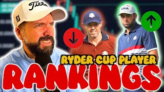 PETER FINCH ranks 2025 Ryder Cup players! **SURPRISE WINNER!**