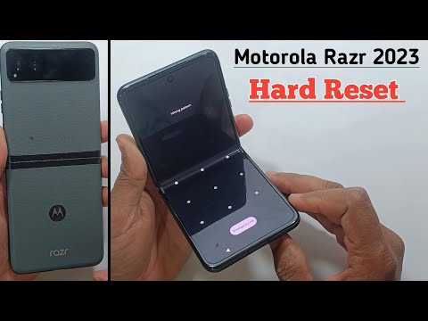 How to Hard Reset Motorola Razr 2023  Keep it Simple! | motorola razr 2023 pattern unlock
