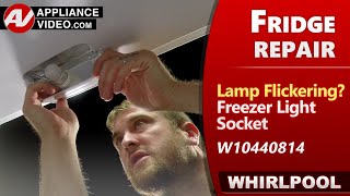 Refrigerator Lights Not Working or Flickering - Light Socket Replacement by Factory Technician