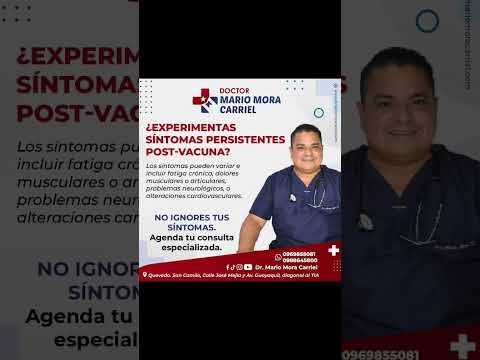 Secuelas de Vacunas Covid-19 #DrMarioMoraCarriel #Quevedo #losrios #ecuador #secuelasvacunascovid19