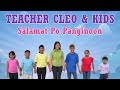 Teacher Cleo & Kids - SALAMAT PO PANGINOON (Lyric Video)