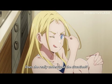 Ushio appear while Shinpei is cooking Curry - Summertime Render