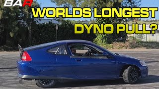 Longest Dyno Pull Ever? Honda Insight