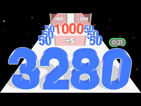 NUMBER MUNCHER - Number Run 3D (Attack Hole Game)