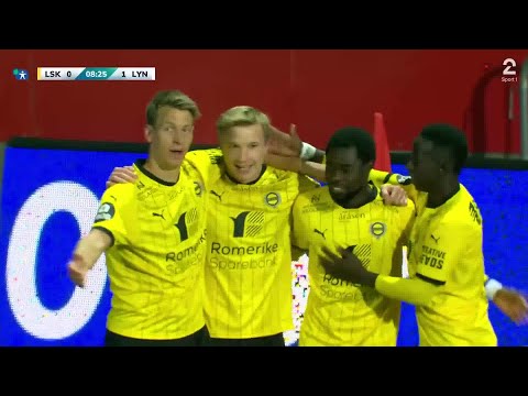 Lillestrøm 5 - 1 Lyn - Høydepunkter