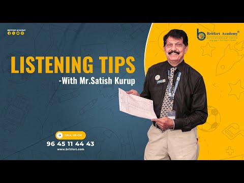 LISTENING TIPS | Britfort Academy | Best Language Centre in India