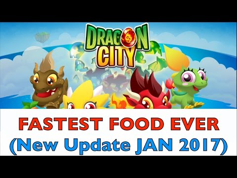 Dragon City (New Update 2017) - FASTEST FOOD EVER - FOOD BONUS SECRET REVEALED (NO HACK)