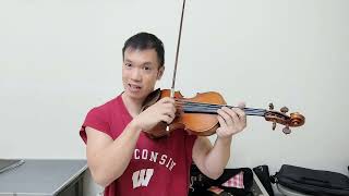 Upbow and Downbow Staccato