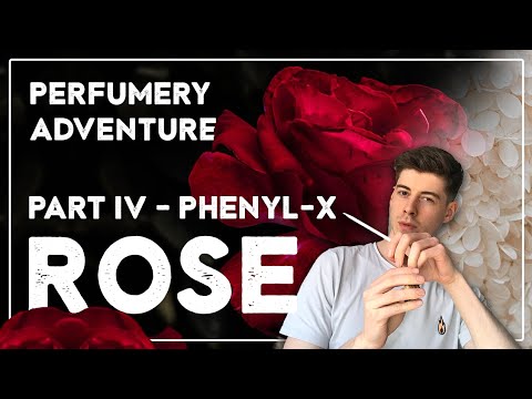 Phenyl constituents in perfumery (Rose series)
