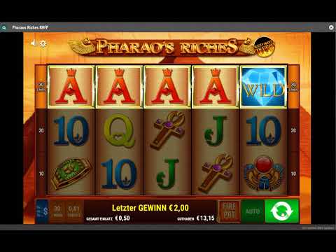 Pharaos Riches Slot : Fire Pot erwischt (kleiner gewinn)