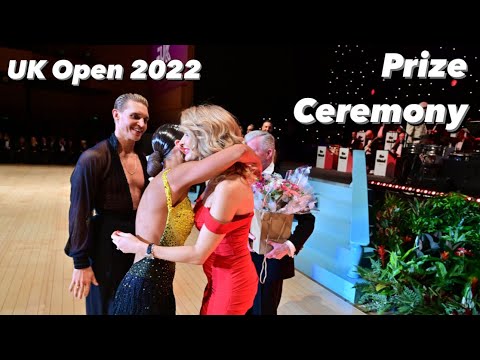 UK Open Championships 2022 | Professional Latin | Prize Ceremony | Courtesy of DSI TV