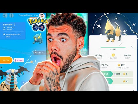 MANDEI EMBORA MEU GIRATINA SHINY EM TROCA DO ELECTRIKE - POKEMON GO | Cris |