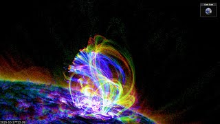 20251018 Solar Lotus (COLORIZED) | Prominence | CME | Flares | AR4246 ( SDO )