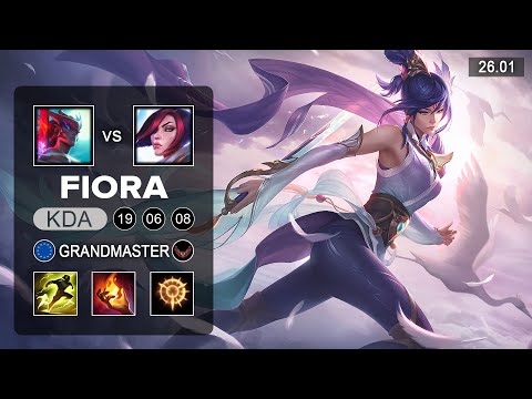 Fiora vs Yone Top - EUW Grandmaster - Patch 26.01 Season 16