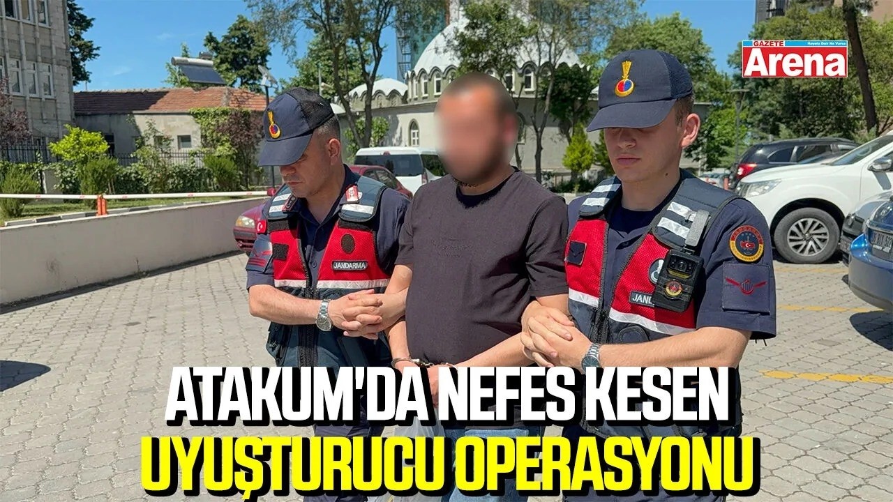 Atakum'da iki adrese eş zamanlı uyuşturucu baskını