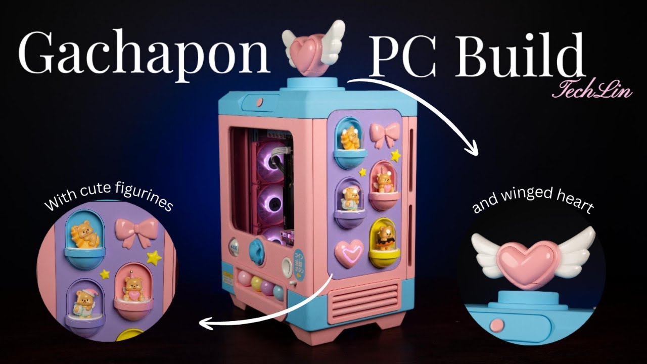 We Turned a Gachapon Machine Into a REAL Gaming PC - YouTube